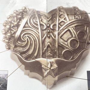 Sterling Silver Lagos Heart of Texas Necklace